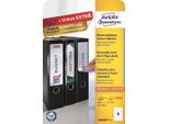 Avery Zweckform® L6060REV-20 L6060REV-20 Etichette Per Cartelle, 34 X 192 Mm, 30 Fogli/240 Etichette, Bianco