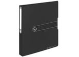 Herlitz Porta Anelli Facile Orga To Go, A4, 2 Anelli, Schwarz Opak