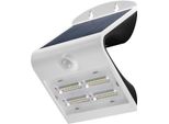 Goobay Lampada Da Parete Solare A Led Con Rilevatore Di Movimento 3,2 W Neutro/Bianco