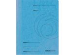 Herlitz 11199106 Schnellhefter Quality Karton Hellblau Din A4