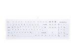 Active Key Medicalkey AK-C8100 Sanitizable - Tastatur - Usb - Deutsch - Weiß (AK-C8100F-U1-W/GE)
