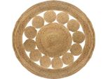 Tappeto In Juta Traforata D 120 Cm - Atmosphera CréAteur D'intéRieur