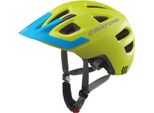 Cratoni Casco Bici Bambino Maxster Pro Lime/Blu Opaco