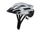 Cratoni Casco Da Bici Agravic , Bianco Nero - Lucido, L/Xl