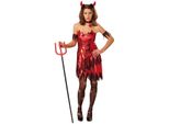 Sexy She-Devil Taglia 34, 36, 38, 40, 42, Taglia:38