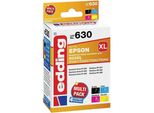 Edding 18-630 Edding EDD-630 Cartucce Per Stampanti Nero, Ciano, Magenta, Giallo Compatibili Con Epson 603XL Bk/C/M/Y , Set Da 4