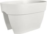 Elho® Vibia Campana Ringhiera Flower Bridge Seta Bianca 40 Cm - Plastica