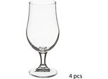 Sg Secret De Gourmet - Set Di 4 Bicchieri Da Birra Con Stelo 37Cl