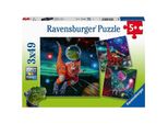 Ravensburger Puzzle Dinosauri Nello Spazio 3X49 Pezzi