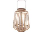 Lanterna Da Esterno In Rattan - H. 35 Cm - Atmosphera CréAteur D'intéRieur