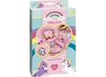 Totum Totum Bracciale Unicorno Arcobaleno Gioielli Artigianali Set 25 Pezzi Con Ciondolo Unicorno Punta Regalo