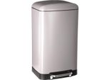 5 Five Simply Smart - Bidone A Pedale In Metallo Da 30 L "Ariane"" Color Tortora"