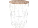Couchtisch "Kumi"" Weiß D 47 Cm - Atmosphera Interior Designer"