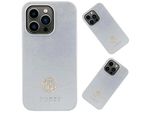 Guess Guhcp15Mps4Dgps Custodia Rigida Per Iphone 15 Plus / 14 Plus 6.7 Srebrny/Argento Logo Strass Metal