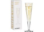 Ritzenhoff Goldnacht Champagnerglas 039, Nathalie Jean, Champagner Glas, Kristallglas, 205 Ml, 1071039