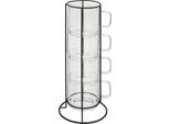 Sg Secret De Gourmet - Rack 4 Becher "Mia"" Aus Borosilikatglas 30Cl"