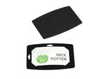 Durable Portanome 54X90 Mm In Carta Riciclata, 20 Pezzi, Nero, 827301
