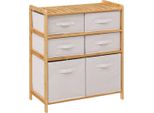 5 Five Simply Smart - RegalmöBel Mit 6 KöRben "Tidy Box"" Bambus"