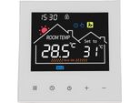 Termostato Intelligente Touchscreen Programmabile Lcd Display A Colori Termostato Intelligente Regolatore Di Temperatura Per Il Riscaldamento Dell'acqua Caldaia Modello Wifi, Controllo Vocale, Per Tuya