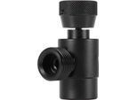 Kit Connettore Adattatore Per Bombola Di Ricarica CO2 Per Sodastream (Nero Senza Misuratore)