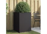 Maison Exclusive - Vaso Da Fiori Nero 52X48X75 Cm In Acciaio