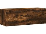 Syfax™ Mobile A Parete Rovere Fumo 100X36,5X35 Cm In Legno Multistrato