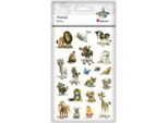 Adesivi Convessi Animali 19 Pz Titanio