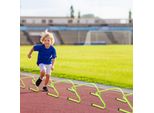 Jnglgo Set Di 6 Ostacoli Per L'allenamento Della Velocità/Agilità Regolabili Da 20/30 Cm - Ostacoli Da Calcio Per Bambini, Per L'allenamento Dell'agilità E Della Coordinazione, Verde