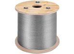 Vevor 4,76 Mm 7X19 Avvolgicavo In Acciaio Inox Per Aerei, 150 M Di Cavo In Acciaio Inox, Cavo Di Ricambio Per Verricello A Fune Metallica T304 (T304) Cavo In Acciaio A Fune Metallica