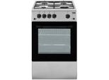 Beko CSG42011FS Freistehend Gaskochfeld Silber Küchenherd