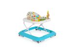 Moni Lauflernhilfe Forest Lieder Lichter Spielcenter Räder faltbar Stopper 12 kg blau weiß