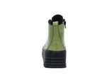 Gemini Stivaletto Donna In Pelle Texture Multicolore Con Zeppa 033652-02, Misura:40 Eu, Colore:Verde