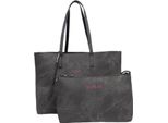Replay Borsa Shopper Borsa A Tracolla Shoulder Bag Washed Black + Black Grigio Nero