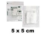Matocomp Bendaggi Gas Compressivi, 5X5Cm, 17 Fili, 12 Strati, 3 Pezzi