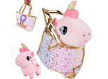 Malplay Unicorno Di Peluche Con Borsa Mascotte Unicorno Giocattolo Morbido E Piacevole Da 3 Anni