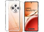 Techsuit Custodia Antiurto Per Oppo Reno12 F/Reno12 Fs - Trasparente