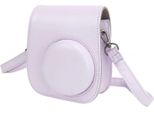 Mini Macchina Fotografica Istantanea Borsa Protettiva Custodia Inpoliuretanoper Fujifilm Instax Mini 12 Con Album Filtri Cornici Adesivi Colorati (Viola)