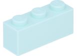 Lego® 50 Pezzi 3622 Mattoncini 1X3 Parte Basic 50 Light Aqua