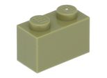 Lego® 1 Pezzo 3004 Mattoncini 1X2 Parte Basic 1 Verde Oliva
