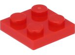 Piastre Lego® 2X2 3022 - 1 Pezzo Rosso