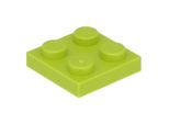 Piastre Lego® 2X2 3022 - 250 Pezzi Lime
