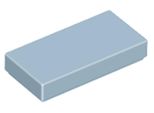 Mattoncini Lego® 1X2 3069 - 250 Pezzi Blu Sabbia