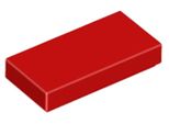 Mattonelle Lego® 1X2 3069 - 250 Pezzi Rosso