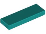Mattonelle Lego® 1X3 63864 - 100 Pezzi Turchese Scuro