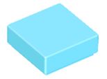 Tessere Lego® 1X1 3070 - 1 Pezzo Azzurro Medio