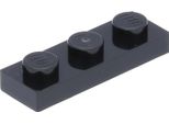 Piastra Lego® 1X3 3623 - 1 Pezzo Nero