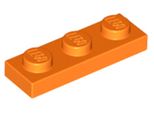 Piastra Lego® 1X3 3623 - 1 Pezzo Arancione