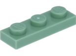 Piastra Lego® 1X3 3623 - 1 Pezzo Verde Sabbia
