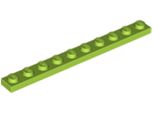 Piastre Lego® 1X10 4477 - 1 Pezzo Lime