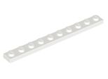 Piastre Lego® 1X10 4477 - 1 Pezzo Bianco